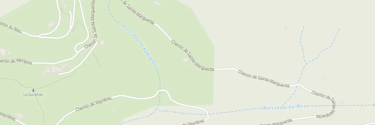 Plan du 1225 Che de Sainte Marguerite à Chirols