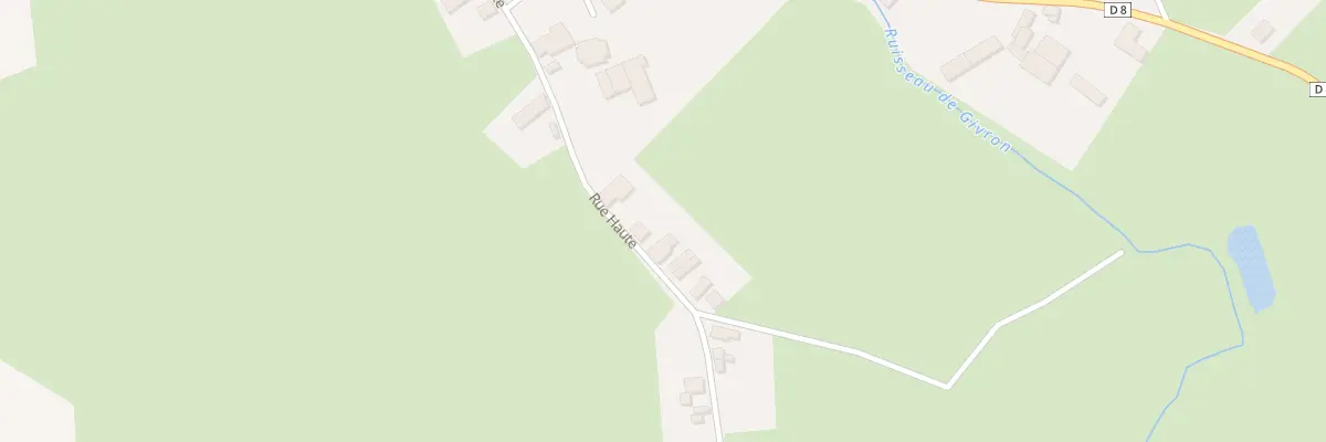 Plan du 7 Rue Haute à Givron