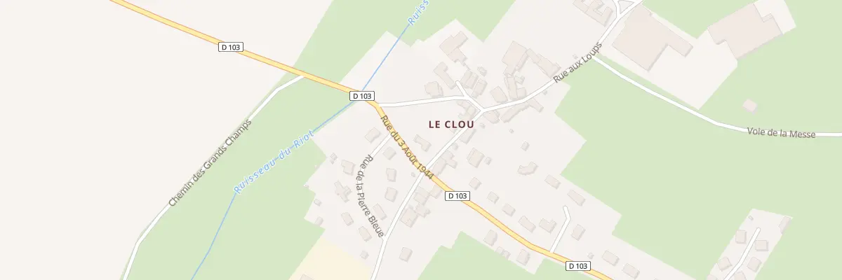 Plan du 18 Rue du 3 Août 1944 à Genay