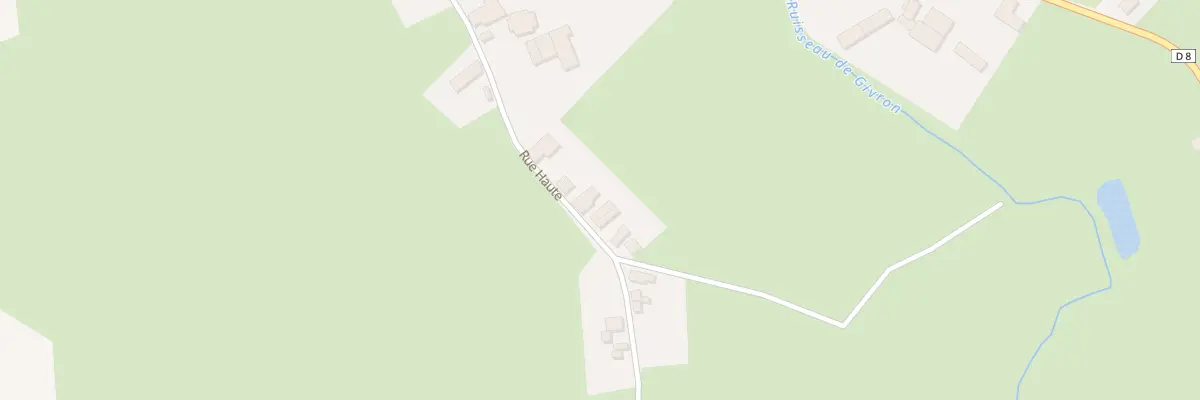 Plan du 9 Rue Haute à Givron