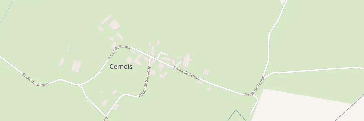 Plan du 9 Rte de Semur à Vic-de-Chassenay