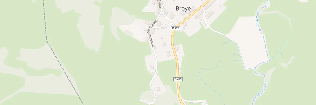 Plan du 8 Imp des Gaulois à Broye