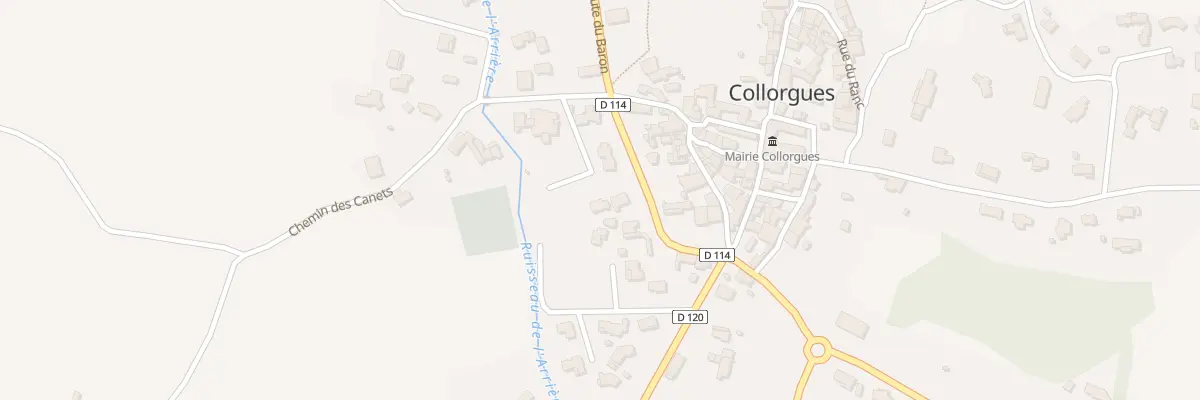 Plan du 5 Imp des Plantiers à Collorgues