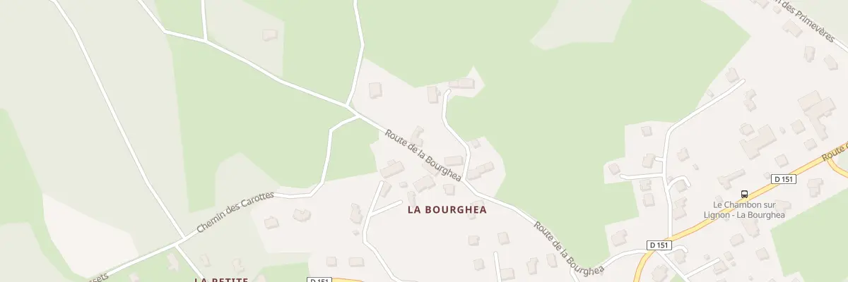 Plan du 334 Rte de la Bourghea au Chambon-sur-Lignon
