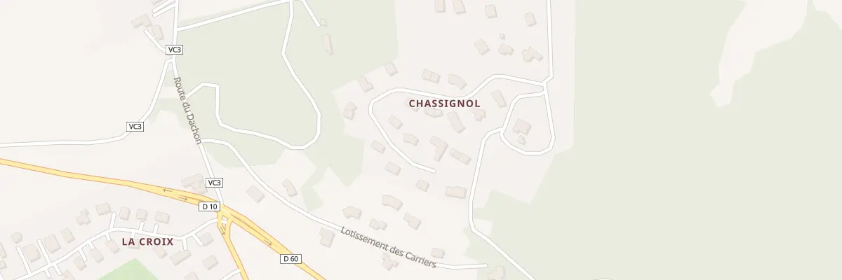Plan du 11 Lot Les Coteaux de Chassignol à Salt-en-Donzy