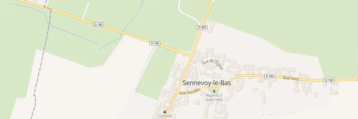 Plan du 2 Rue Mordpain à Sennevoy-le-Bas