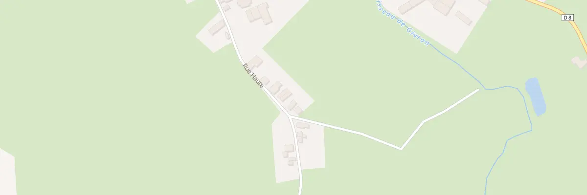 Plan du 11 Rue Haute à Givron