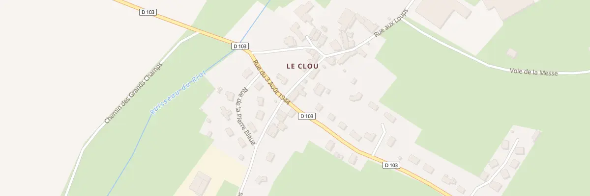 Plan du 16 Rue du 3 Août 1944 à Genay