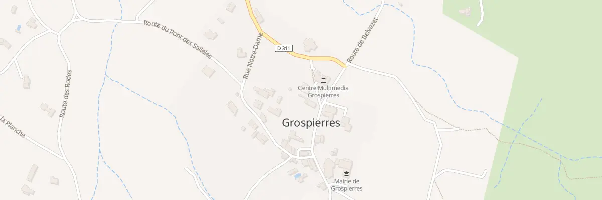 Plan du 98 Rte du Souvenir à Grospierres