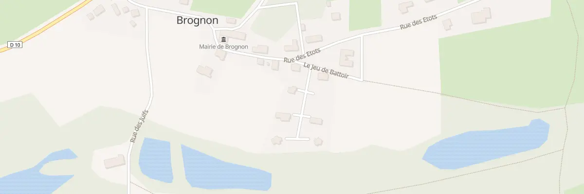 Plan du 16E Rue des Etots à Brognon