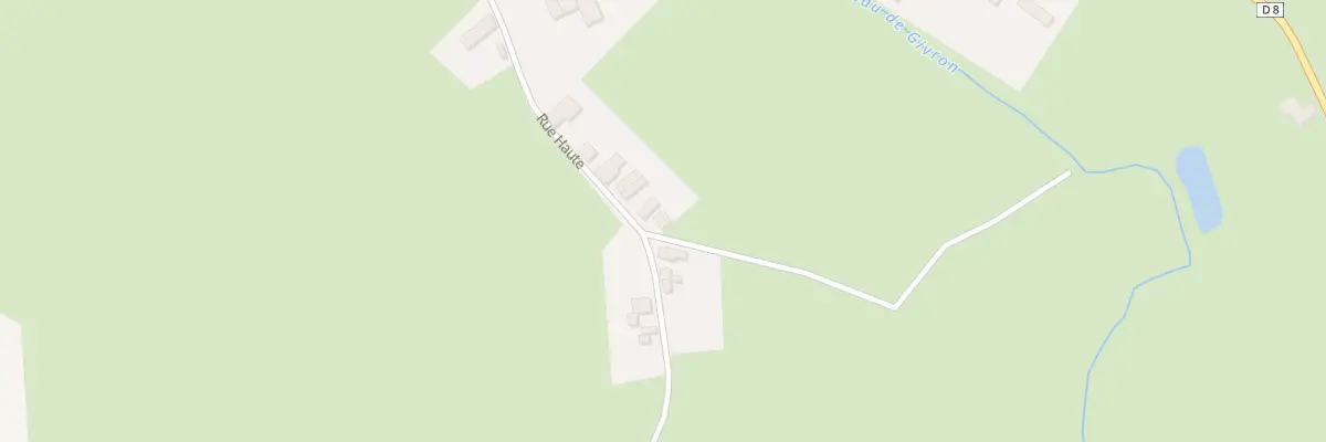 Plan du 13 Rue Haute à Givron