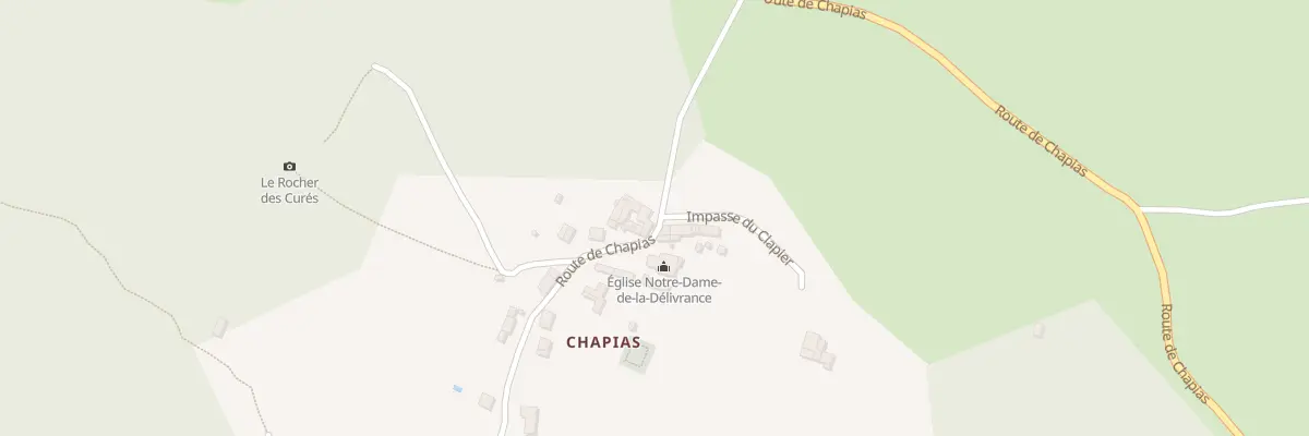 Plan du 5203 Chapias à Labeaume