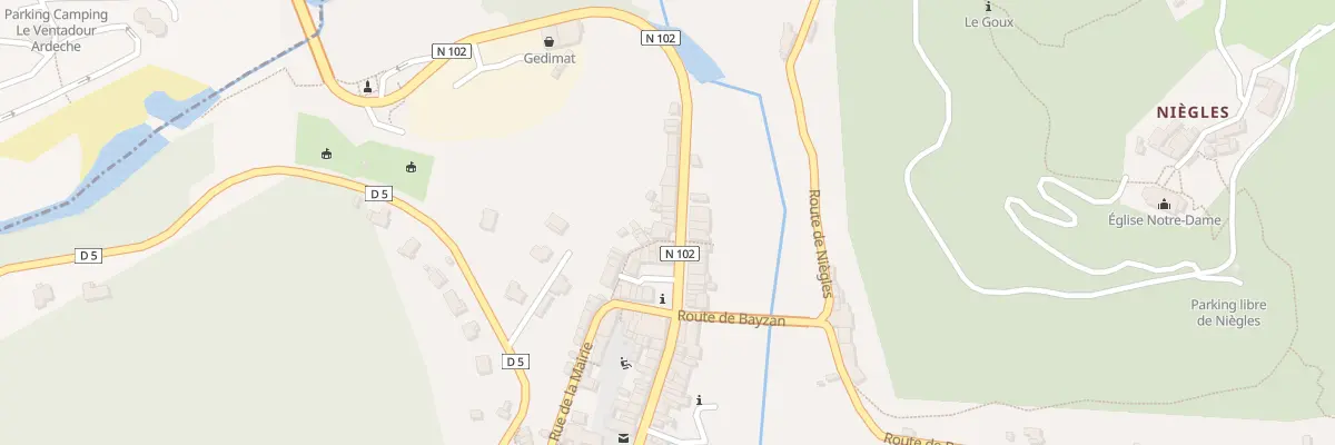 Plan du 5 Rte des Basaltes à Pont-de-Labeaume