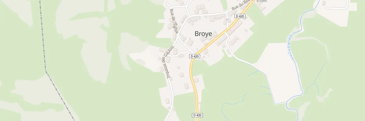 Plan du 3 Rue des Celtes à Broye