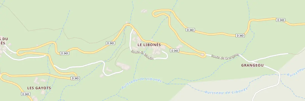 Plan du 5182 Le Libones à Juvinas