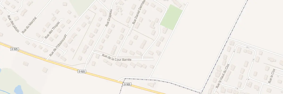 Plan du 20 Rue de la Tene au Châtelet-sur-Retourne