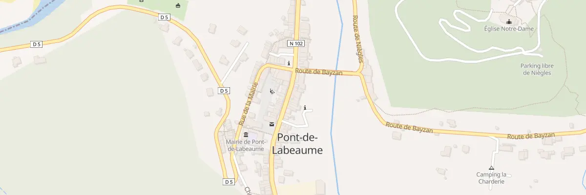 Plan du 48 Rue de la Fontaine à Pont-de-Labeaume