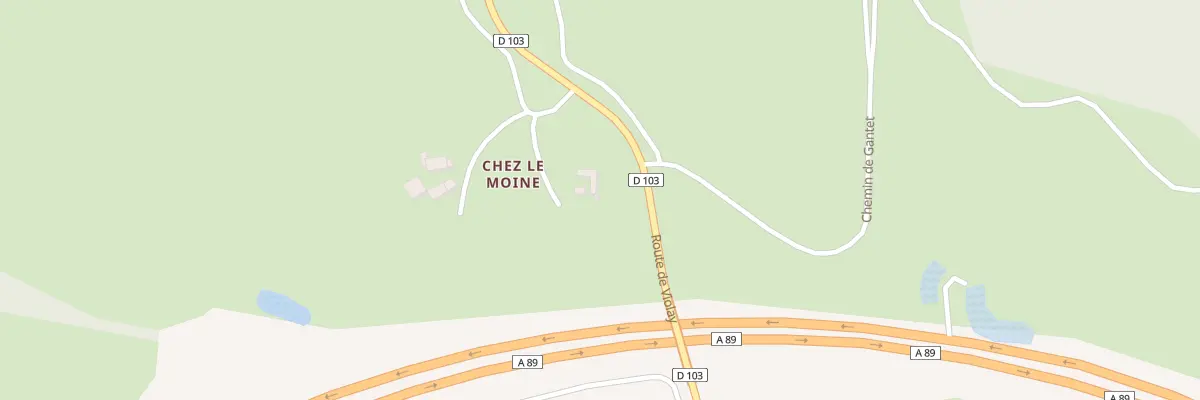 Plan du 5156 Chez le Moine à Sainte-Colombe-sur-Gand