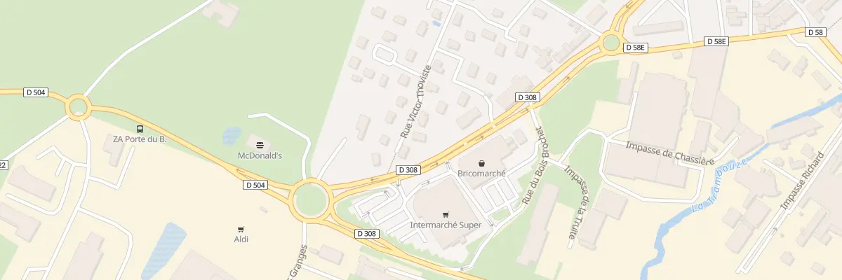 Plan du 205 Rue Victor Thoviste à Thizy-les-Bourgs