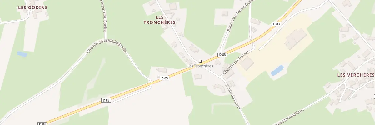Plan du 5100 Les Troncheres Ouest à Saint-Igny-de-Roche