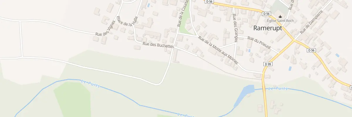 Plan du 1 Rue des Buchettes à Ramerupt