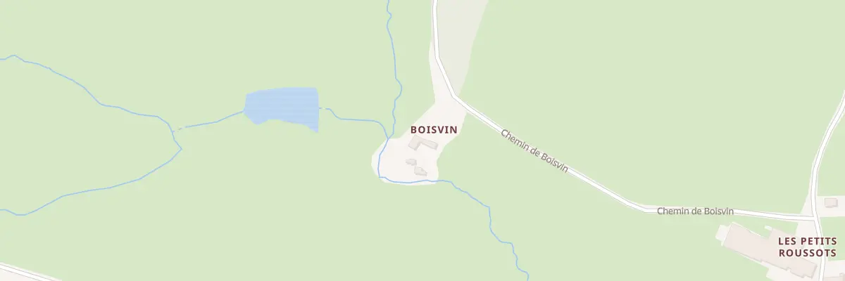 Plan du 345 Che de Boisvin à Charmoy