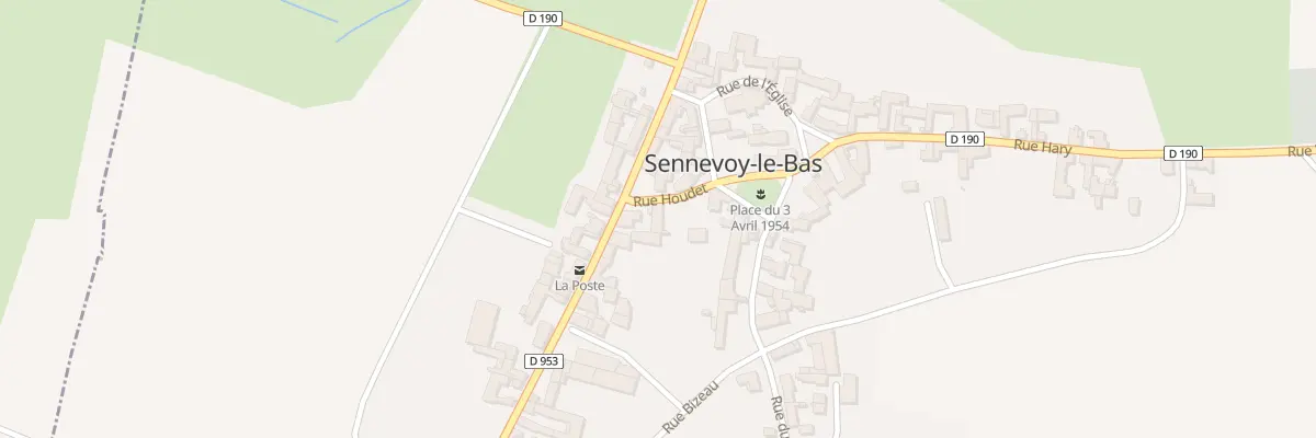 Plan du 4 Rue Houdet à Sennevoy-le-Bas
