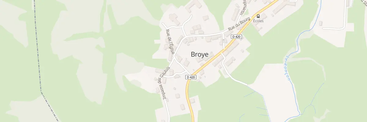 Plan du 4 Pl des Eduens à Broye