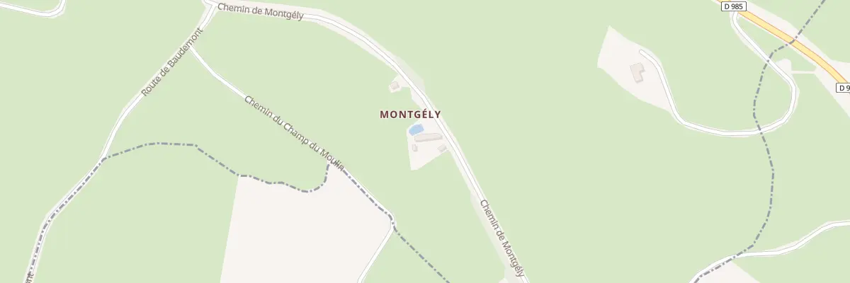 Plan du 342 Che de Montgely à Saint-Symphorien-des-Bois