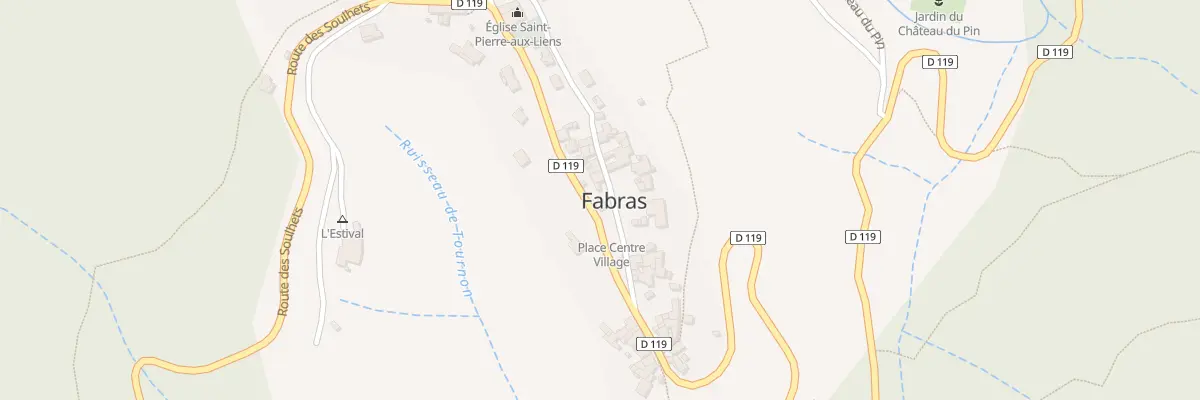 Plan du 85 Rue Claude Moulin à Fabras