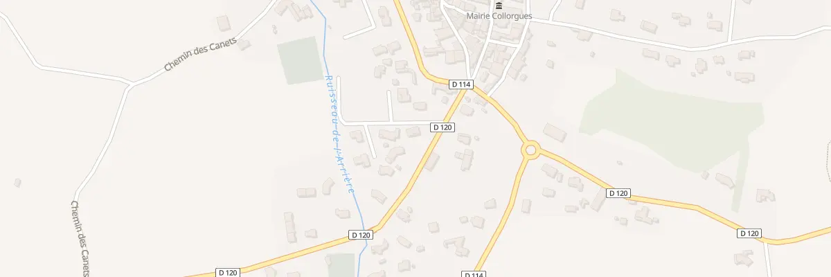 Plan du 1 Rte de St Dezery à Collorgues