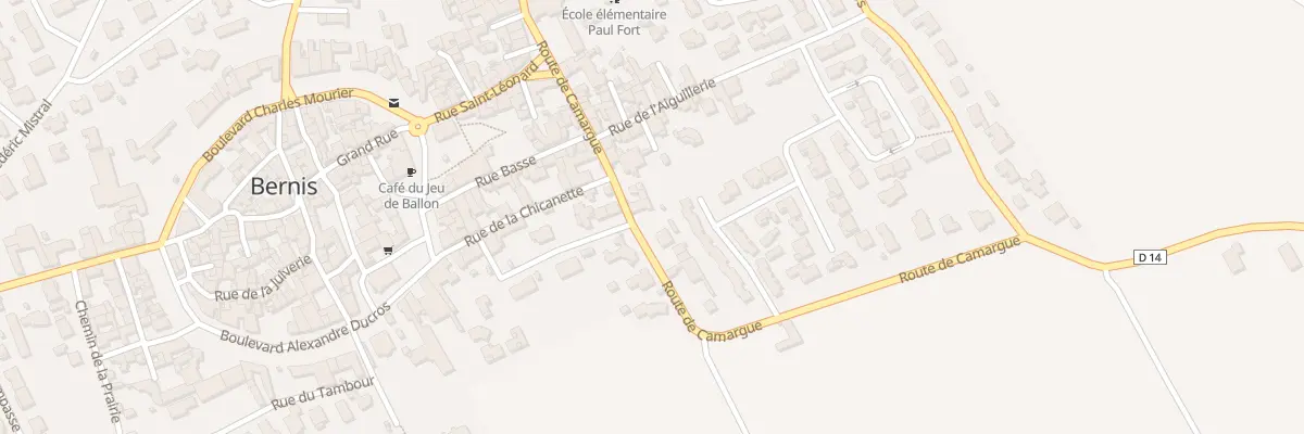 Plan du 23 Rte de Camargue à Bernis