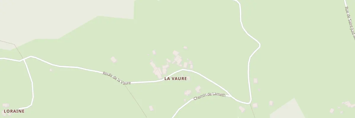 Plan du 36 Rte de la Vaure à Firminy