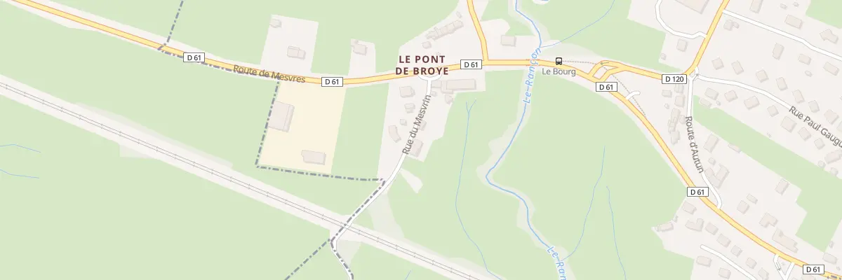 Plan du 3 Rue du Mesvrin à Broye