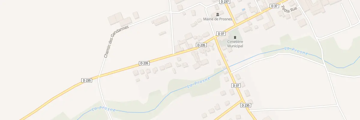 Plan du 10 Rue du Val de Vesle à Prosnes