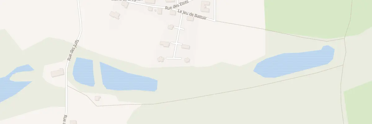 Plan du 16A Rue des Etots à Brognon