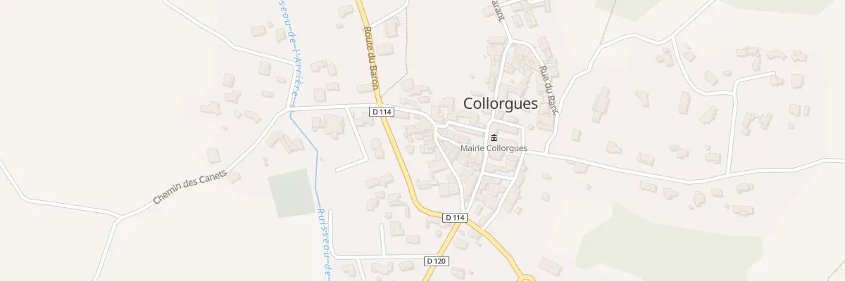Plan du 5154 Rte de Baron à Collorgues