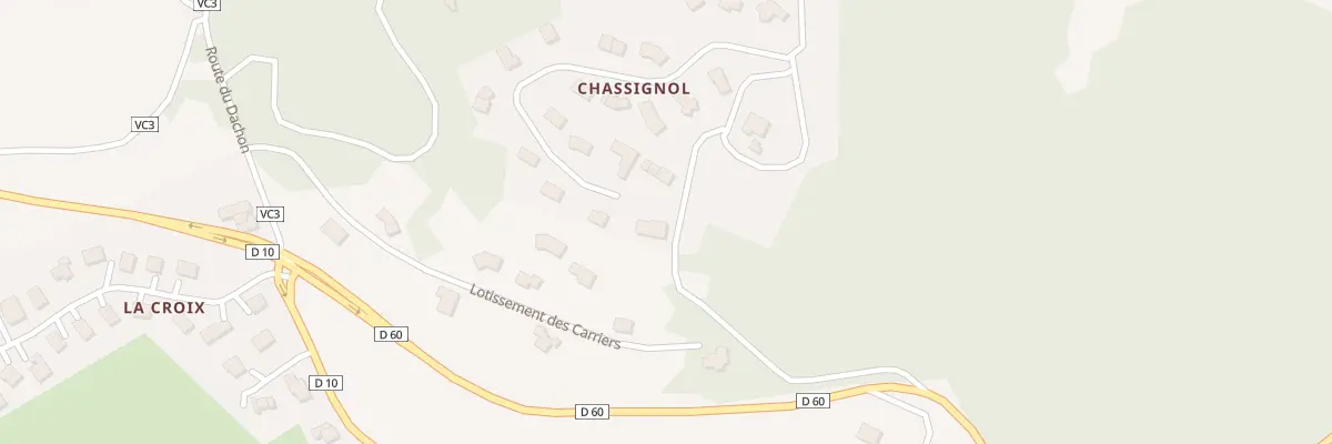 Plan du 21 Lot Les Coteaux de Chassignol à Salt-en-Donzy