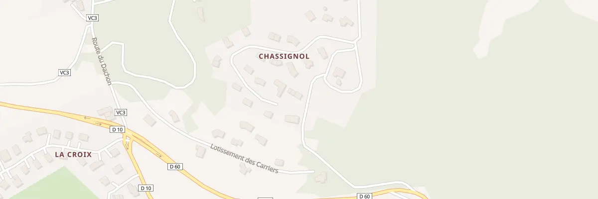 Plan du 9 Lot Les Coteaux de Chassignol à Salt-en-Donzy