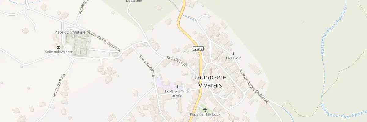 Plan du 105 Rue de Leyre à Laurac-en-Vivarais