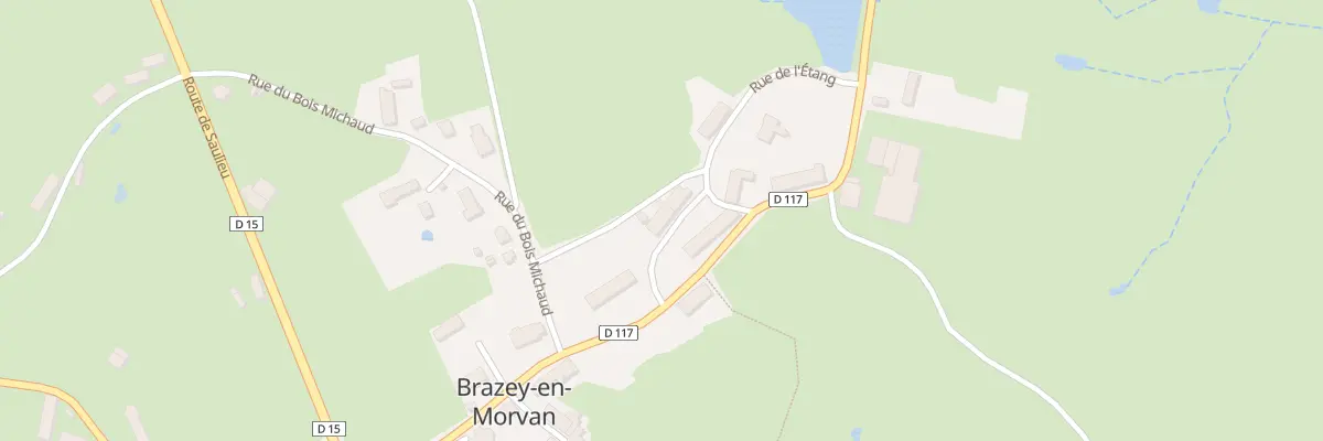 Plan du 5031 Le Meix à Brazey-en-Morvan