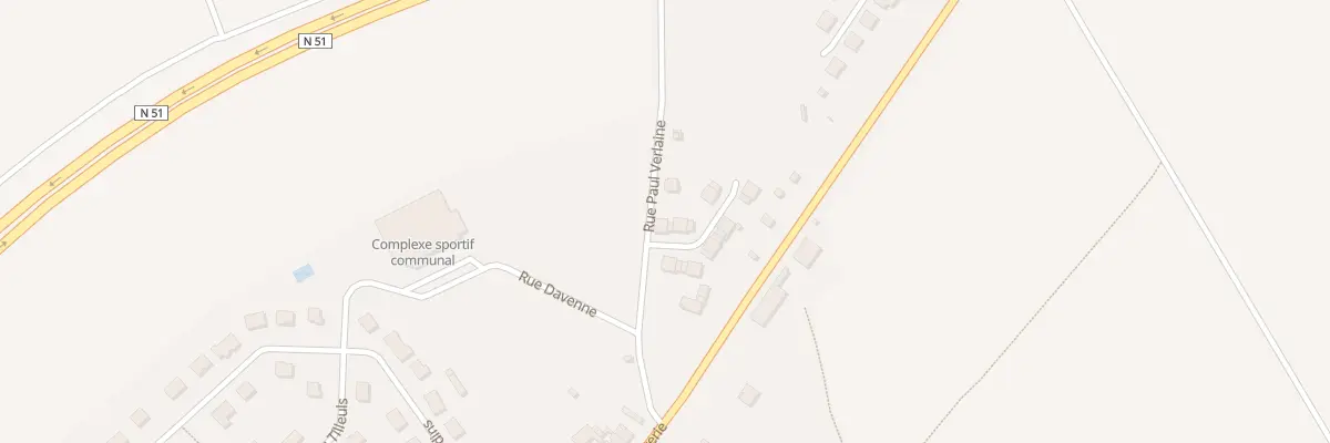 Plan du 2 Rue Verlaine à Tagnon