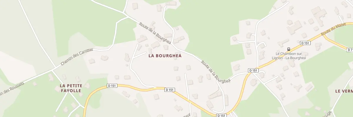 Plan du 227 Rte de la Bourghea au Chambon-sur-Lignon