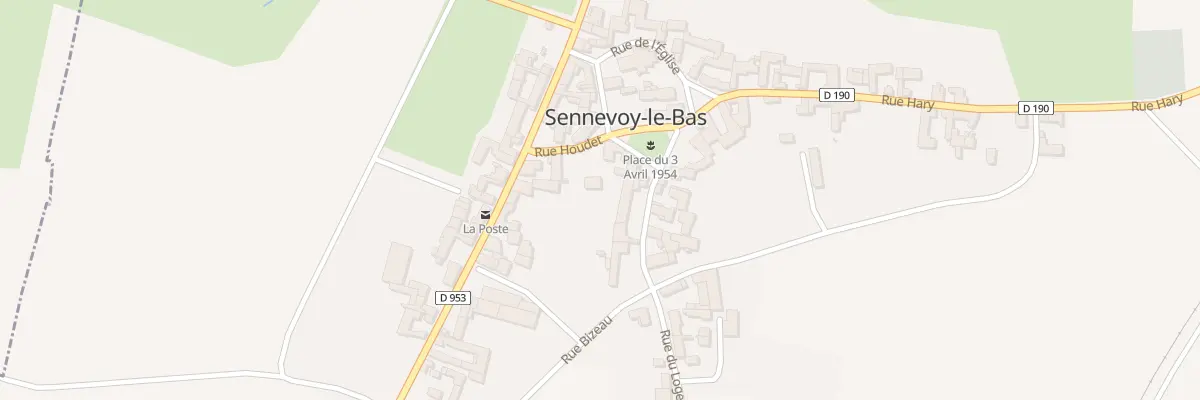 Plan du 6 Rue Houdet à Sennevoy-le-Bas