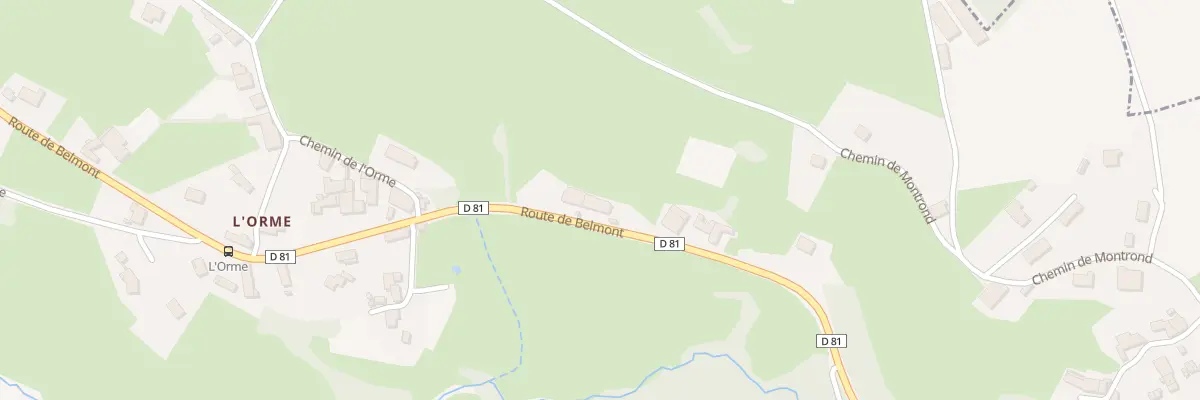 Plan du 2491 Rte de Belmont à Coublanc