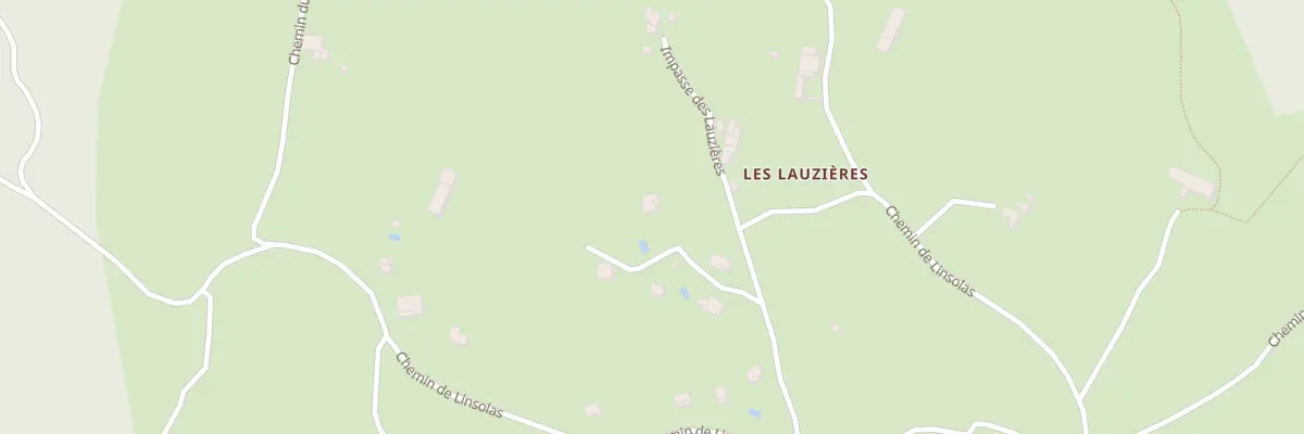 Plan du 5630 Lauzières à Labeaume
