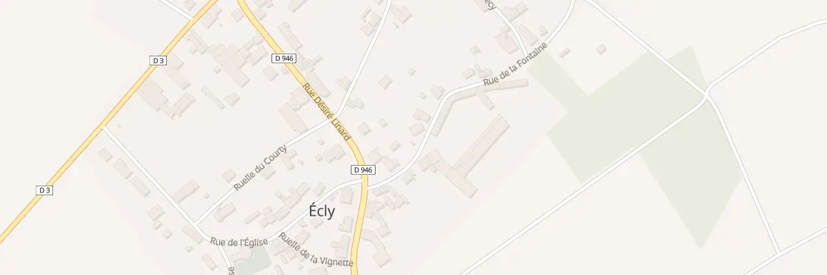 Plan du 91 Rue de la Fontaine à Écly