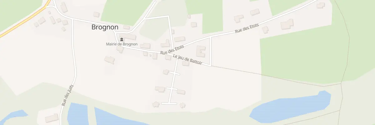 Plan du 5093 Le Jeu de Battoir à Brognon