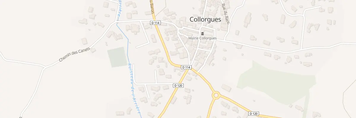 Plan du 5067 Rte de Baron à Collorgues