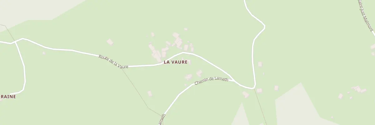 Plan du 31 Rte de la Vaure à Firminy